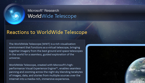 Microsoft WorldWide Telescope